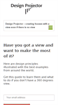Mobile Screenshot of designprojector.com